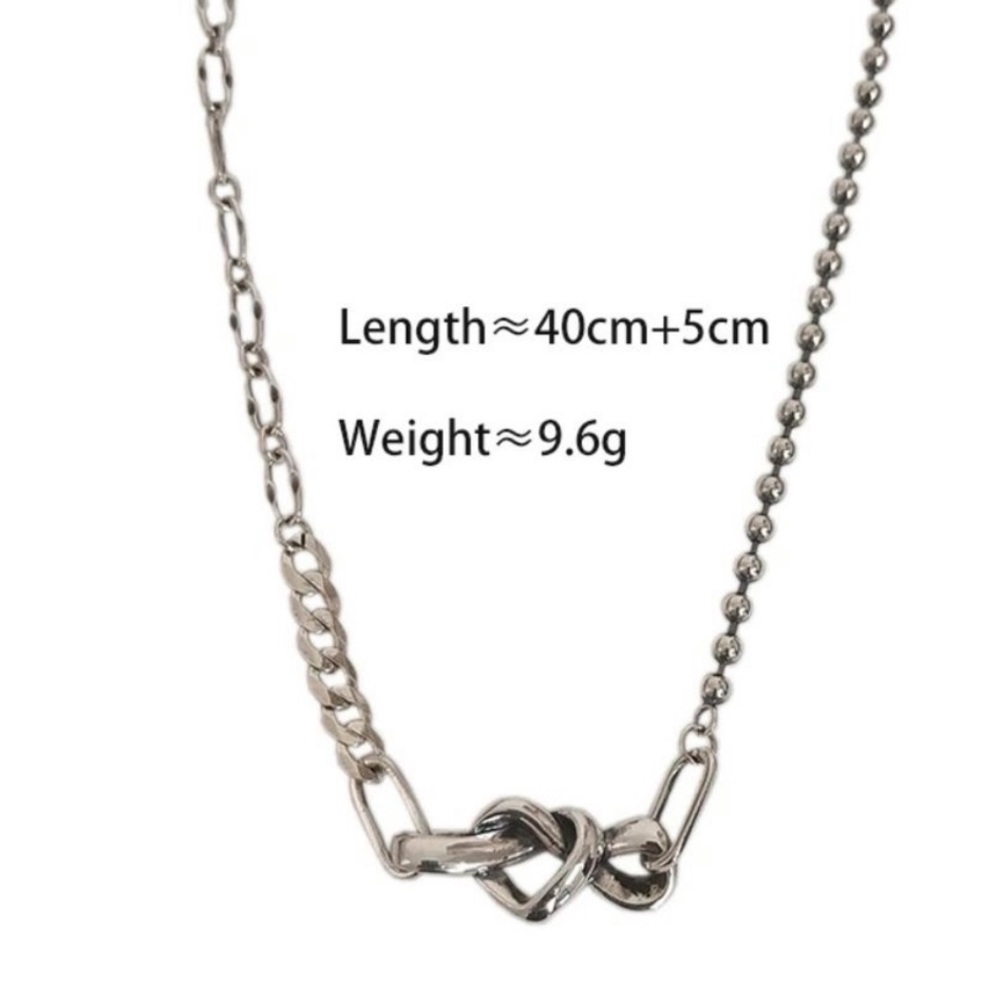 NEW 925 STERLING SILVER NECKLACE HEART NECKLACE - Picture 5 of 5